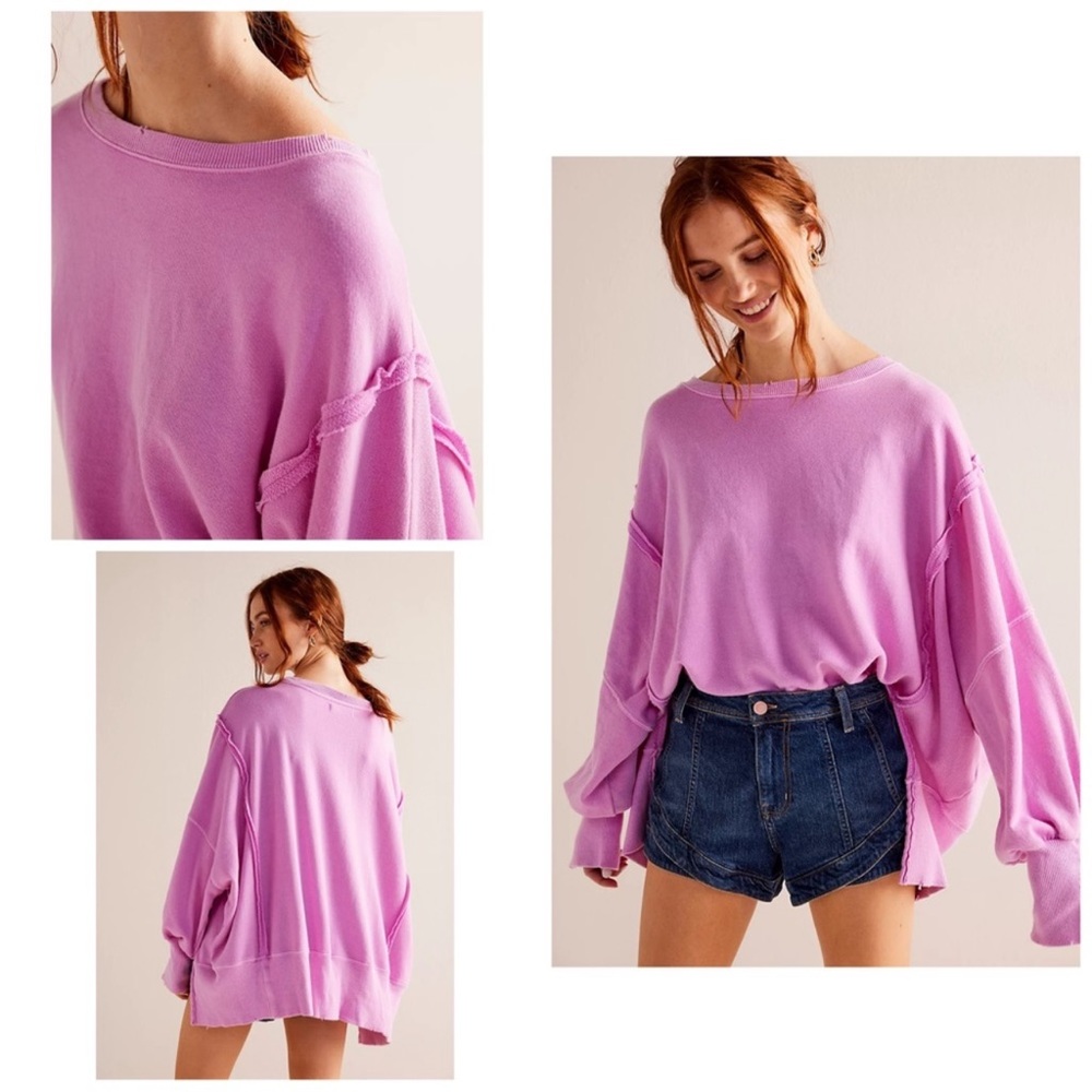 NWOT Free People Camden sweatshirt